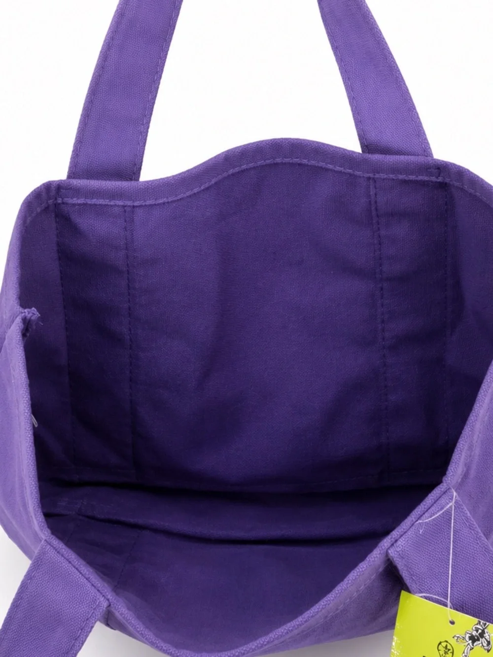 Trader Joe’s Purple Canvas Tote Bag • NEW WITH TAGS